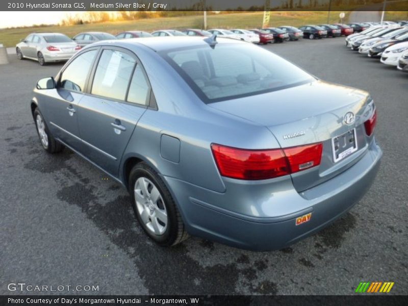 Medium Silver Blue / Gray 2010 Hyundai Sonata GLS