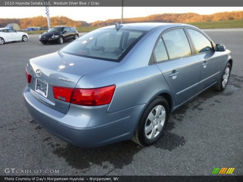 Medium Silver Blue / Gray 2010 Hyundai Sonata GLS