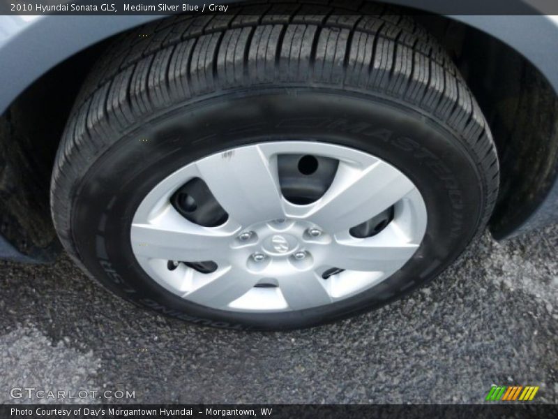 Medium Silver Blue / Gray 2010 Hyundai Sonata GLS