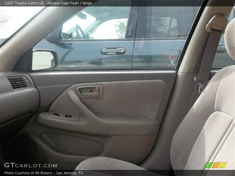 Antique Sage Pearl / Beige 1997 Toyota Camry LE