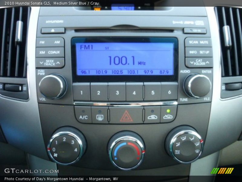 Medium Silver Blue / Gray 2010 Hyundai Sonata GLS