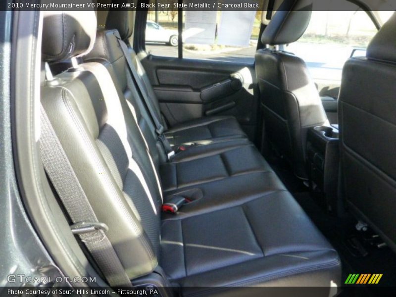 Black Pearl Slate Metallic / Charcoal Black 2010 Mercury Mountaineer V6 Premier AWD