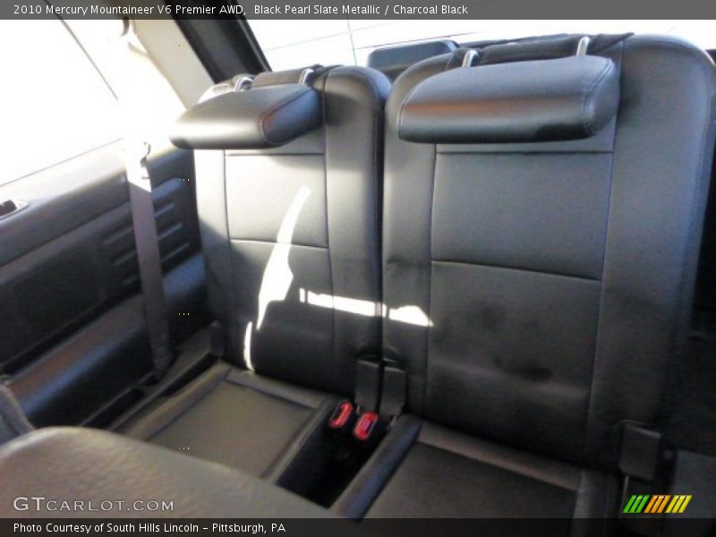 Black Pearl Slate Metallic / Charcoal Black 2010 Mercury Mountaineer V6 Premier AWD
