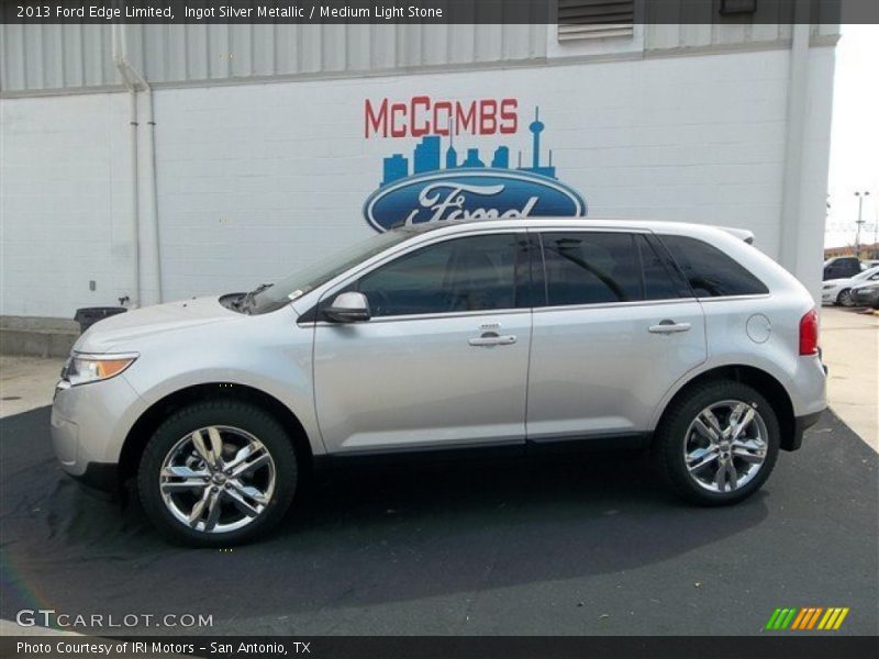Ingot Silver Metallic / Medium Light Stone 2013 Ford Edge Limited