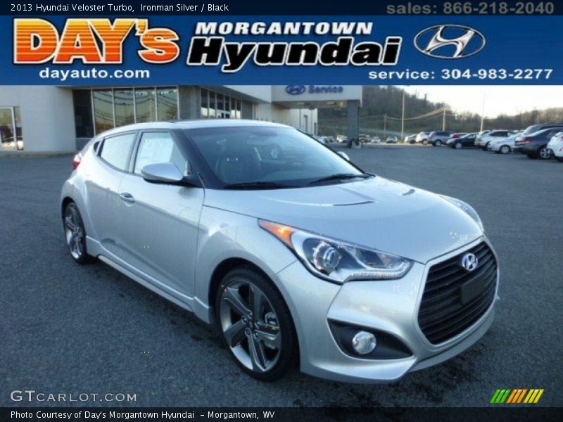 Ironman Silver / Black 2013 Hyundai Veloster Turbo