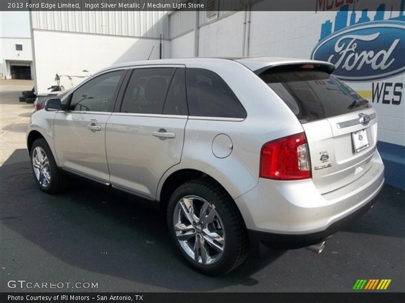 Ingot Silver Metallic / Medium Light Stone 2013 Ford Edge Limited