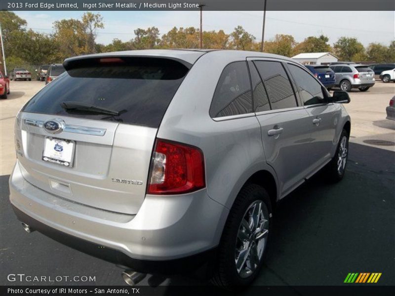 Ingot Silver Metallic / Medium Light Stone 2013 Ford Edge Limited