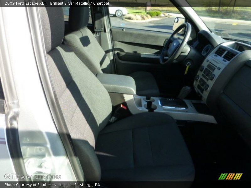 Brilliant Silver Metallic / Charcoal 2009 Ford Escape XLT