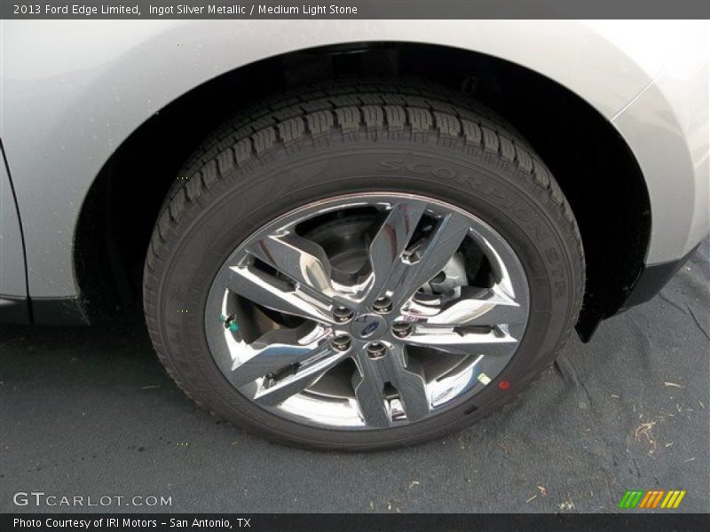Ingot Silver Metallic / Medium Light Stone 2013 Ford Edge Limited