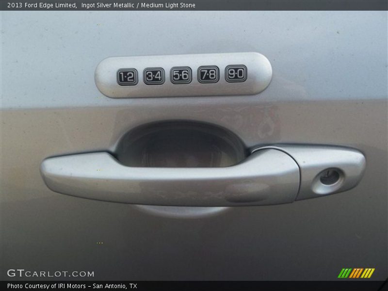 Ingot Silver Metallic / Medium Light Stone 2013 Ford Edge Limited