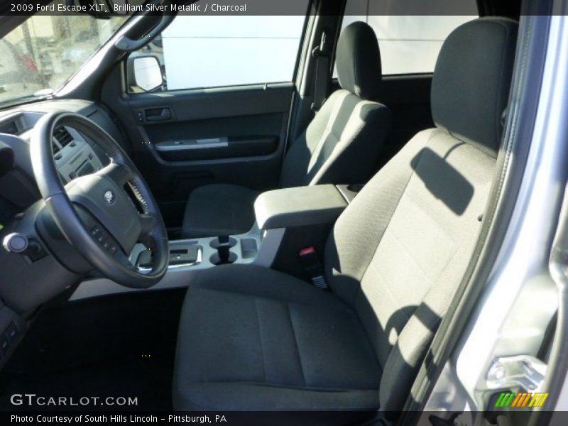 Brilliant Silver Metallic / Charcoal 2009 Ford Escape XLT
