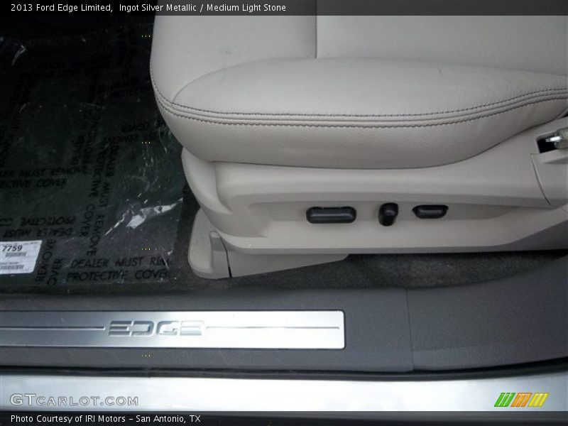 Ingot Silver Metallic / Medium Light Stone 2013 Ford Edge Limited