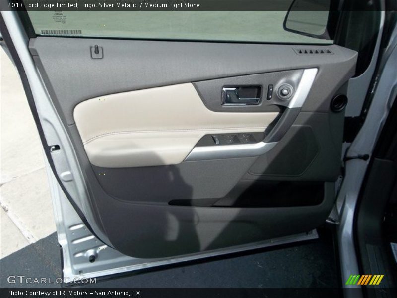 Ingot Silver Metallic / Medium Light Stone 2013 Ford Edge Limited