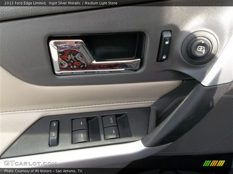 Ingot Silver Metallic / Medium Light Stone 2013 Ford Edge Limited