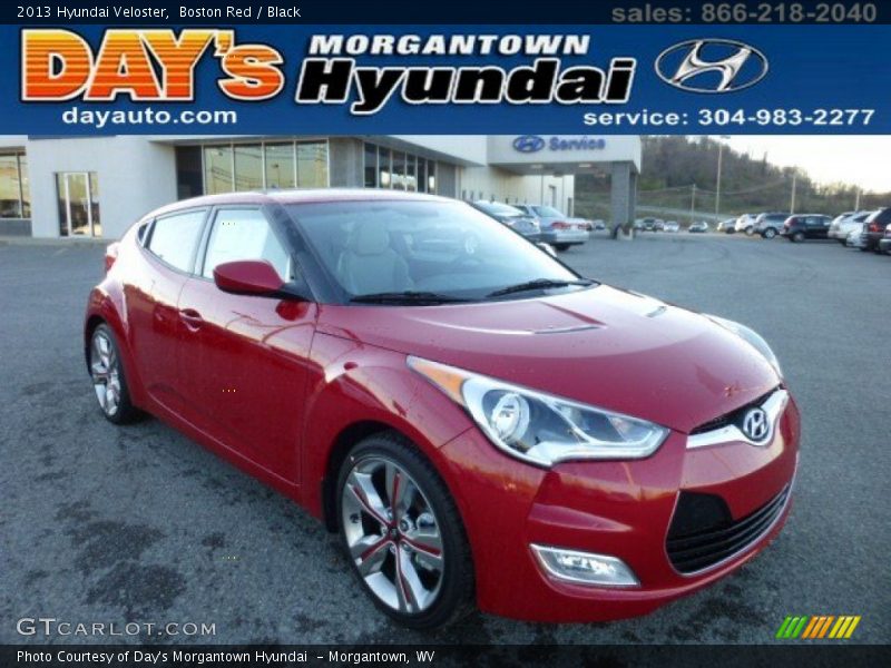 Boston Red / Black 2013 Hyundai Veloster