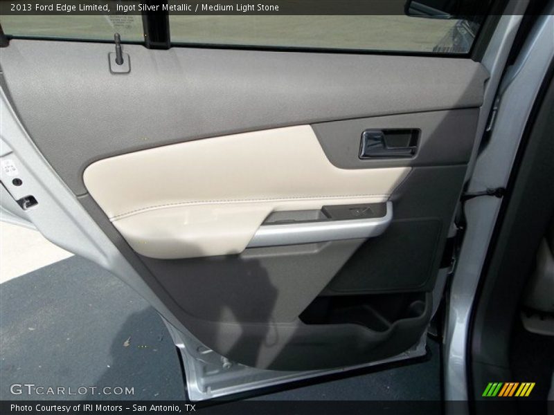Ingot Silver Metallic / Medium Light Stone 2013 Ford Edge Limited