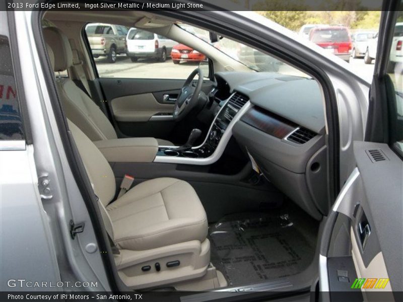 Ingot Silver Metallic / Medium Light Stone 2013 Ford Edge Limited