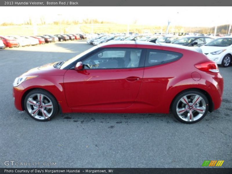 Boston Red / Black 2013 Hyundai Veloster