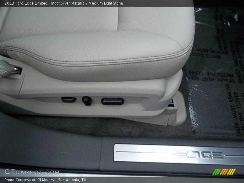 Ingot Silver Metallic / Medium Light Stone 2013 Ford Edge Limited