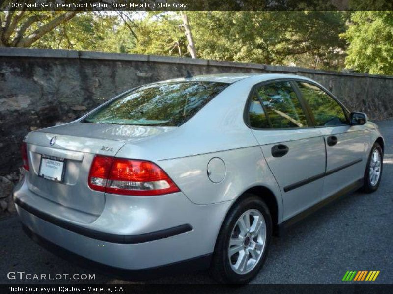 Silver Metallic / Slate Gray 2005 Saab 9-3 Linear Sport Sedan