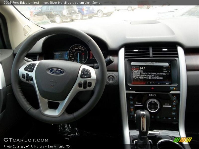 Ingot Silver Metallic / Medium Light Stone 2013 Ford Edge Limited