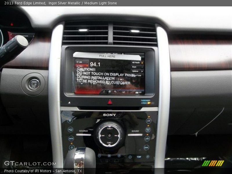 Ingot Silver Metallic / Medium Light Stone 2013 Ford Edge Limited