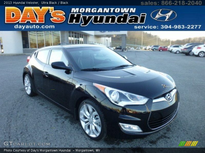 Ultra Black / Black 2013 Hyundai Veloster