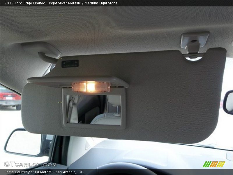 Ingot Silver Metallic / Medium Light Stone 2013 Ford Edge Limited