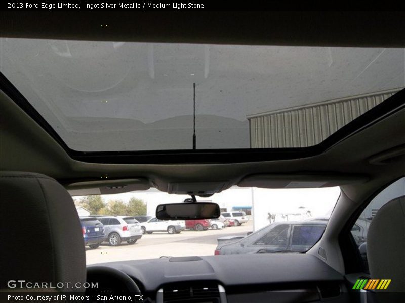 Ingot Silver Metallic / Medium Light Stone 2013 Ford Edge Limited