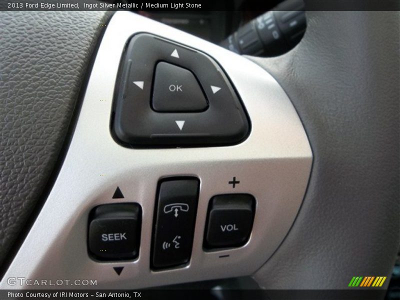 Ingot Silver Metallic / Medium Light Stone 2013 Ford Edge Limited