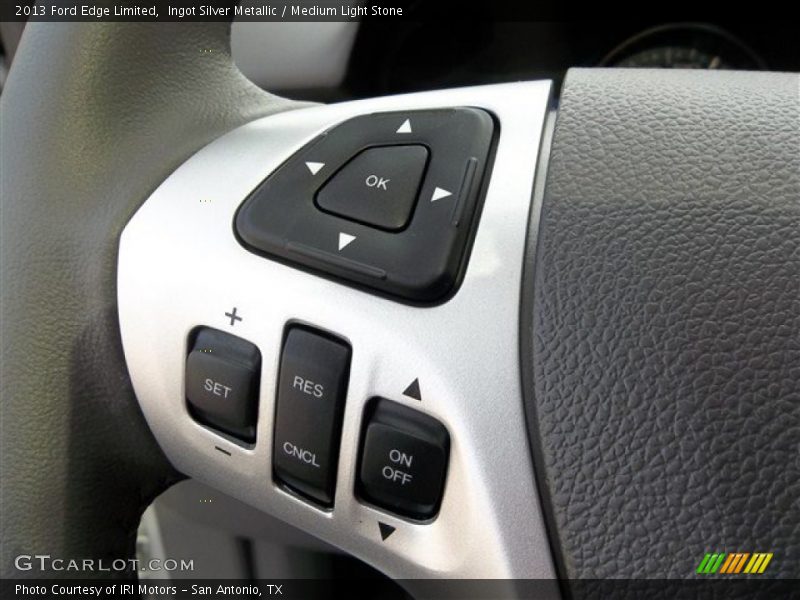 Ingot Silver Metallic / Medium Light Stone 2013 Ford Edge Limited