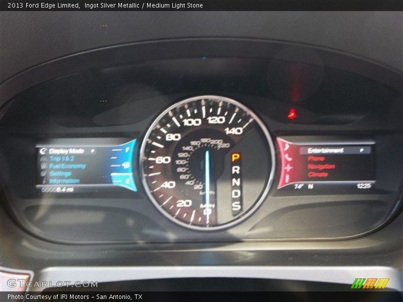 Ingot Silver Metallic / Medium Light Stone 2013 Ford Edge Limited