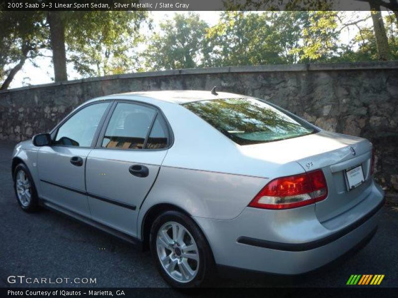 Silver Metallic / Slate Gray 2005 Saab 9-3 Linear Sport Sedan