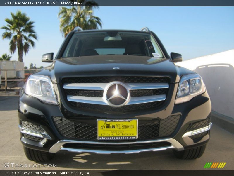Black / Black 2013 Mercedes-Benz GLK 350