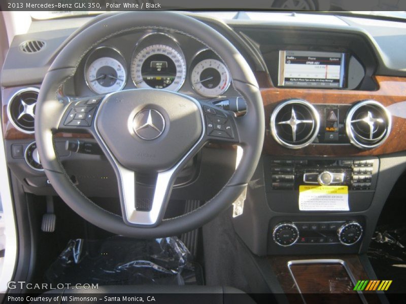 Polar White / Black 2013 Mercedes-Benz GLK 350