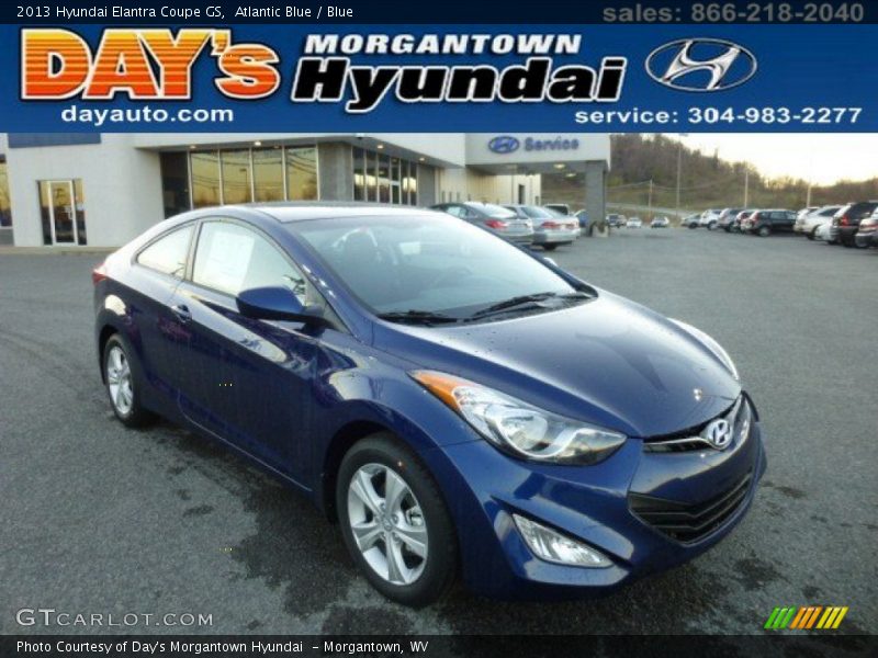Atlantic Blue / Blue 2013 Hyundai Elantra Coupe GS
