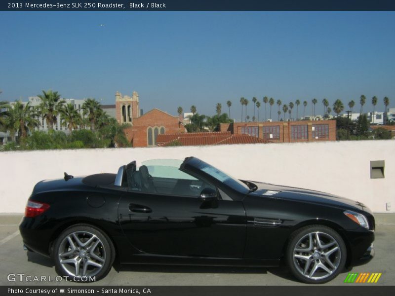 Black / Black 2013 Mercedes-Benz SLK 250 Roadster
