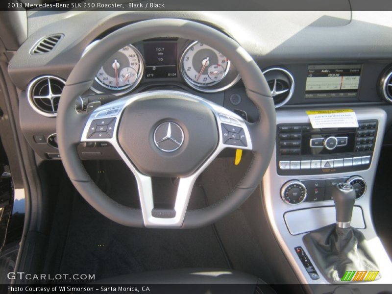 Black / Black 2013 Mercedes-Benz SLK 250 Roadster