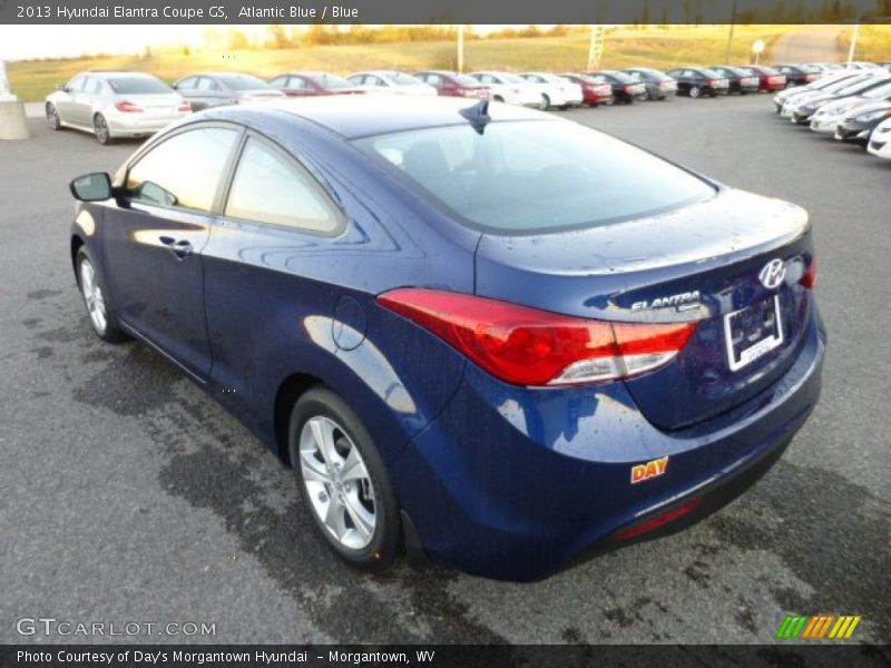 Atlantic Blue / Blue 2013 Hyundai Elantra Coupe GS