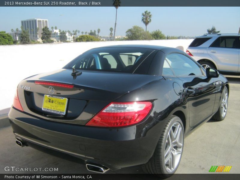 Black / Black 2013 Mercedes-Benz SLK 250 Roadster