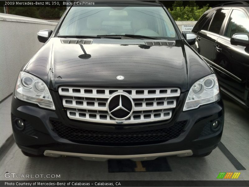 Black / Cashmere 2009 Mercedes-Benz ML 350