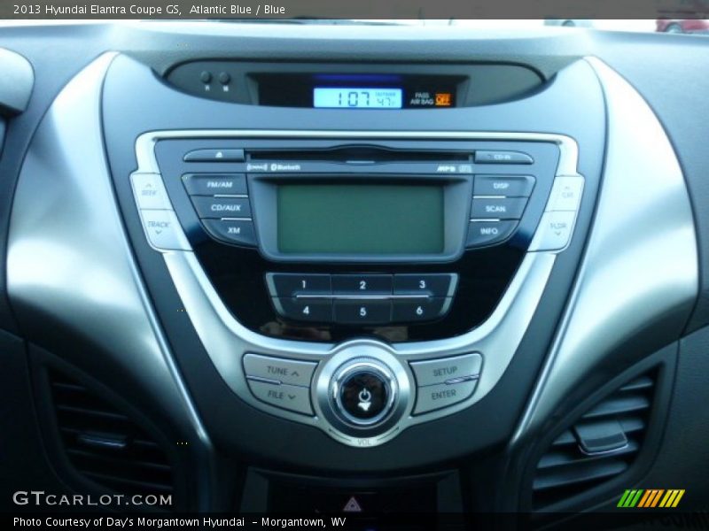 Controls of 2013 Elantra Coupe GS
