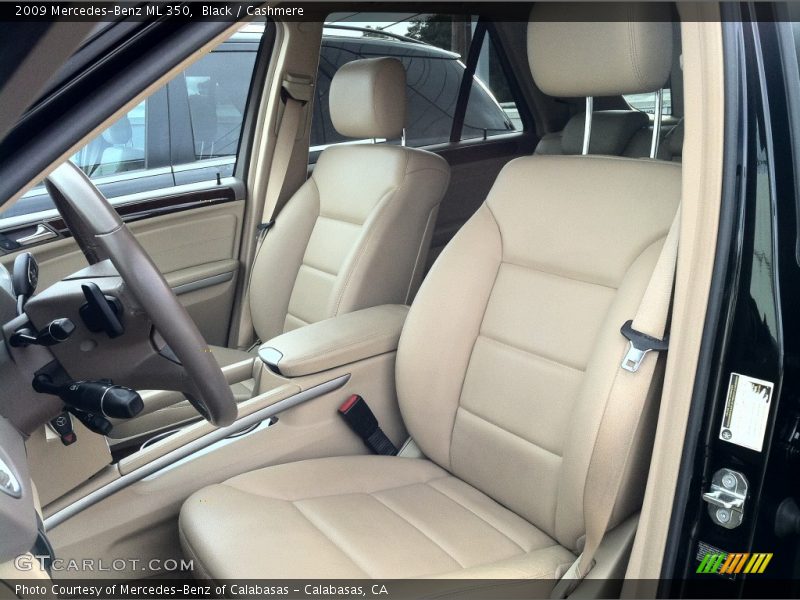 Black / Cashmere 2009 Mercedes-Benz ML 350