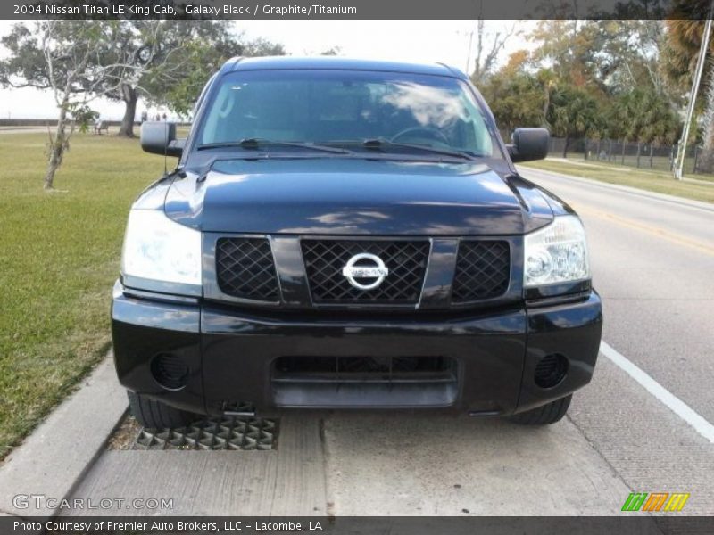 Galaxy Black / Graphite/Titanium 2004 Nissan Titan LE King Cab