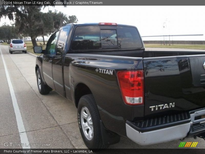 Galaxy Black / Graphite/Titanium 2004 Nissan Titan LE King Cab
