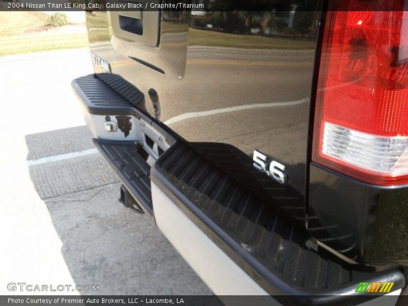 Galaxy Black / Graphite/Titanium 2004 Nissan Titan LE King Cab