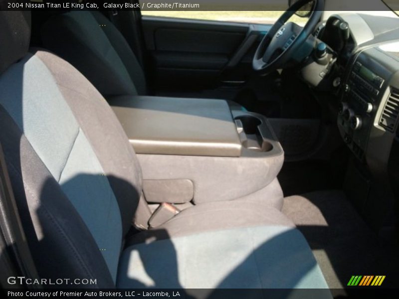 Galaxy Black / Graphite/Titanium 2004 Nissan Titan LE King Cab