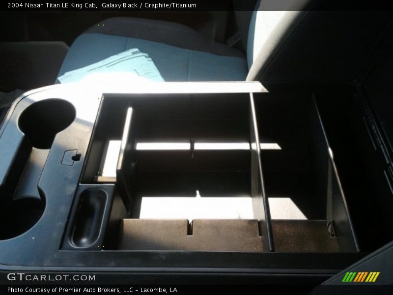 Galaxy Black / Graphite/Titanium 2004 Nissan Titan LE King Cab