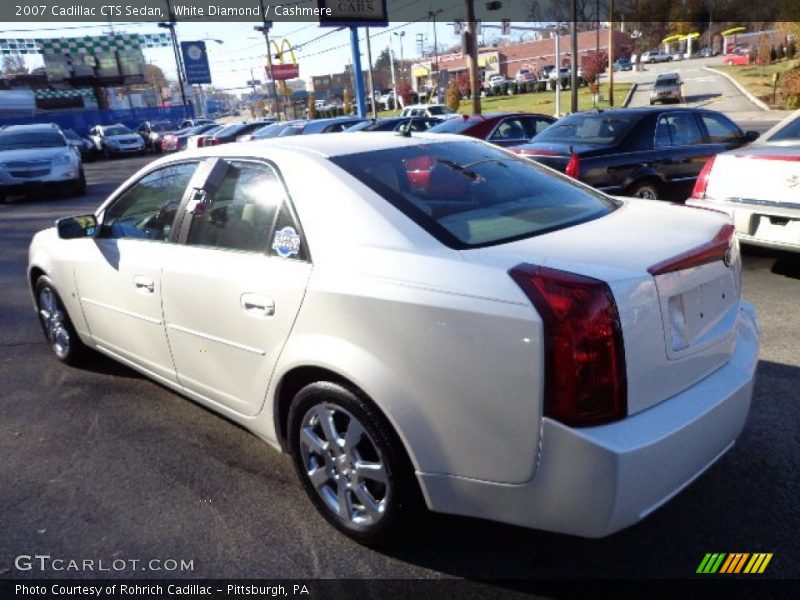 White Diamond / Cashmere 2007 Cadillac CTS Sedan