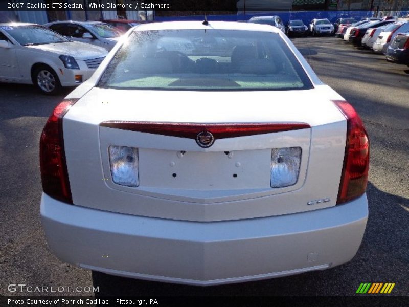 White Diamond / Cashmere 2007 Cadillac CTS Sedan